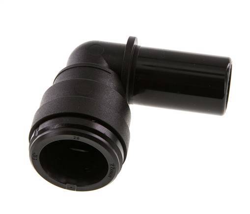 22mm 90deg Elbow Push-in Fitting with Plug-in POM NBR