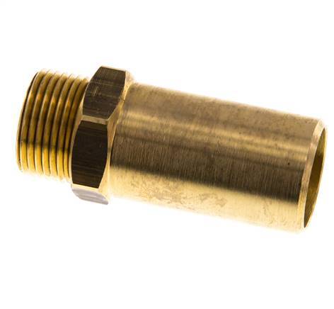 28mm x G3/4'' Plug-in Fitting with Male Threads Brass