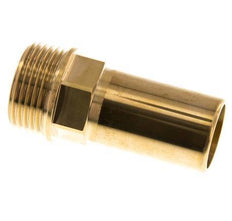 28mm x G1'' Plug-in Fitting with Male Threads Brass