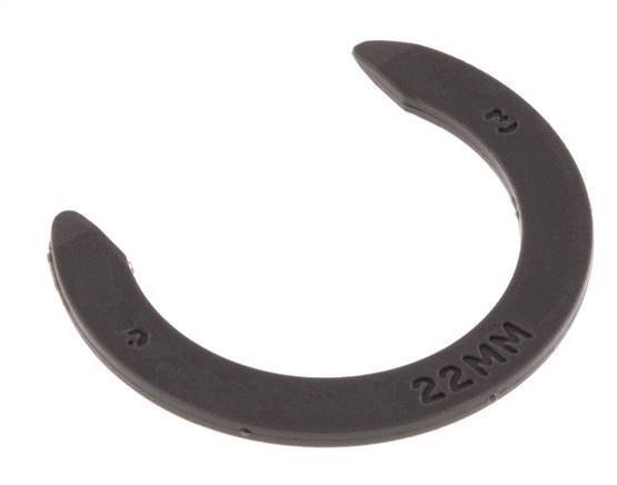 22 mm Collet Locking Clips for Push-in Fittings [20 Pieces]