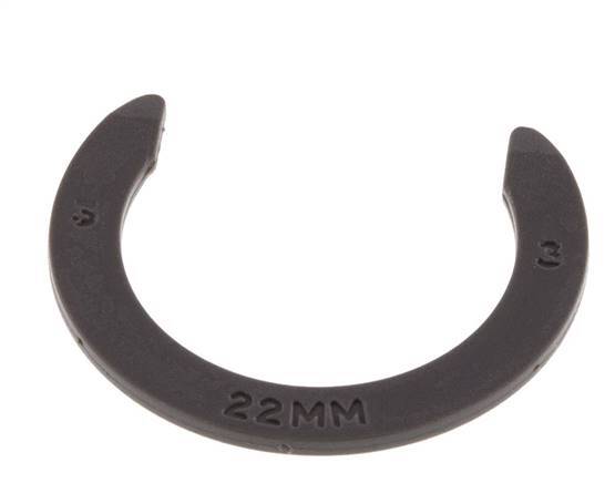 22 mm Collet Locking Clips for Push-in Fittings [20 Pieces]