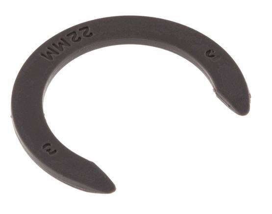 22 mm Collet Locking Clips for Push-in Fittings [20 Pieces]