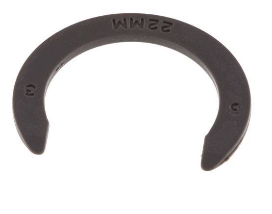 22 mm Collet Locking Clips for Push-in Fittings [20 Pieces]