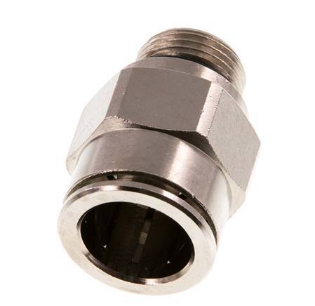 16mm x G3/8'' Push-in Fitting with Male Threads Brass NBR