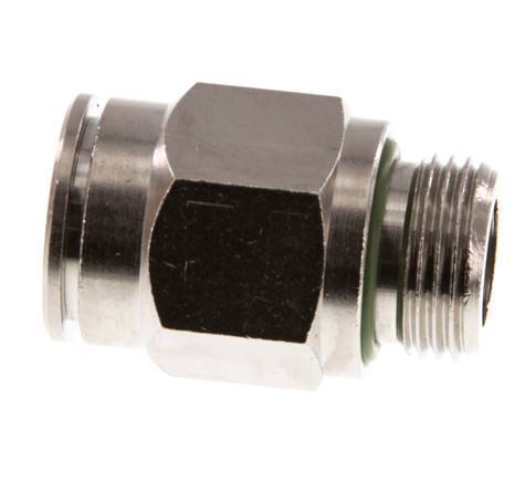 14mm x G3/8'' Push-in Fitting with Male Threads Brass FKM
