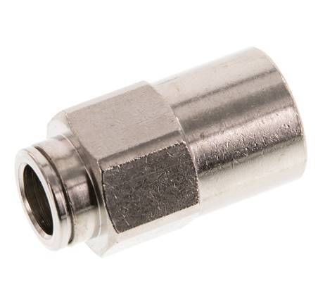 10mm x G3/8'' Push-in Fitting with Female Threads Brass NBR