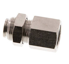 6mm x G1/4'' Push-in Fitting with Female Threads Brass NBR Bulkhead