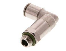 6mm x G1/8'' 90deg Elbow Push-in Fitting with Male Threads Brass FKM Long Sleeve