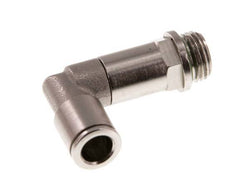 8mm x G1/4'' 90deg Elbow Push-in Fitting with Male Threads Brass FKM Long Sleeve