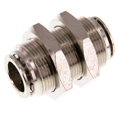 16mm Push-in Fitting Brass NBR Bulkhead
