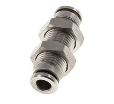 5mm Push-in Fitting Brass FKM Bulkhead