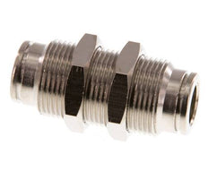 8mm Push-in Fitting Brass FKM Bulkhead