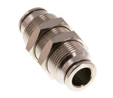 8mm Push-in Fitting Brass FKM Bulkhead