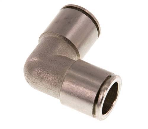 14mm 90deg Elbow Push-in Fitting Brass NBR