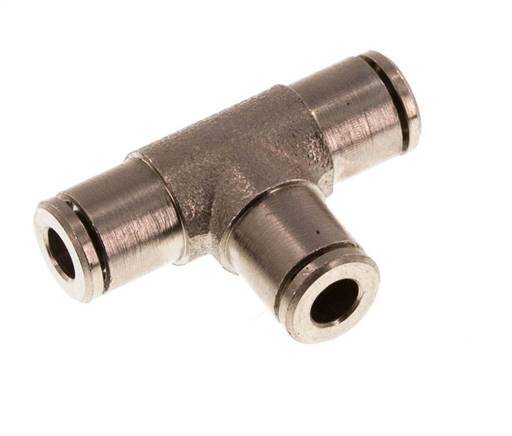 3mm Tee Push-in Fitting Brass NBR