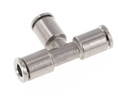 5mm Tee Push-in Fitting Brass NBR [2 Pieces]