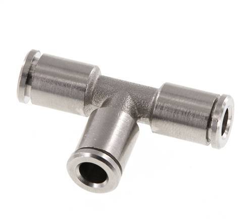 5mm Tee Push-in Fitting Brass NBR [2 Pieces]