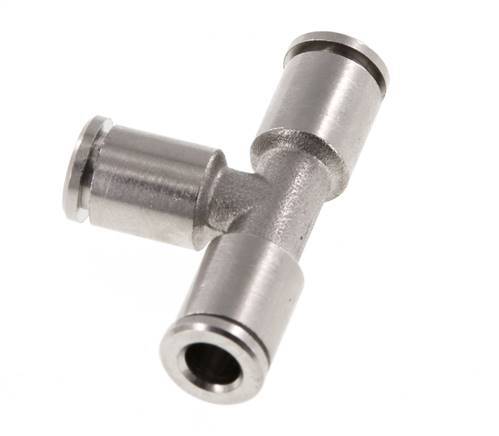 5mm Tee Push-in Fitting Brass NBR [2 Pieces]