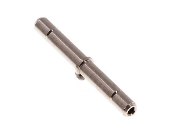 4mm Plug-in Connector Brass FKM [10 Pieces]