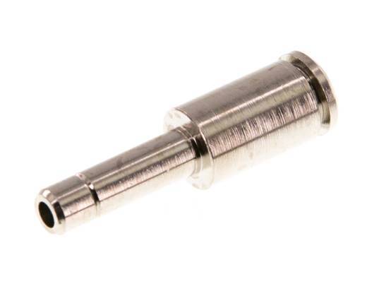 4mm x 5mm Push-in Fitting with Plug-in Brass NBR [2 Pieces]