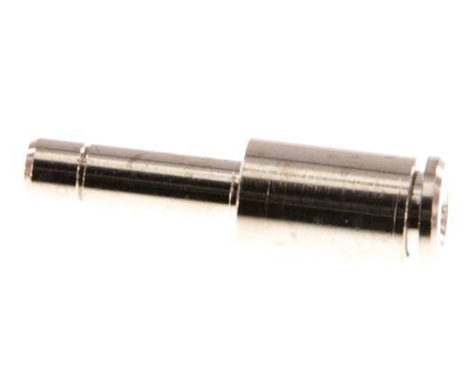 4mm x 5mm Push-in Fitting with Plug-in Brass NBR [2 Pieces]
