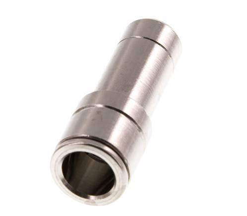10mm x 12mm Push-in Fitting with Plug-in Brass NBR [2 Pieces]