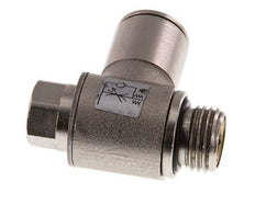 Flow Control Valve Meter-In Elbow 10 mm - G1/4'' Brass Slotted Screw