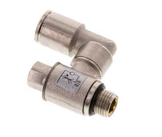 Flow Control Valve Meter-Out Rotatable 8 mm - G1/8'' Brass Slotted Screw