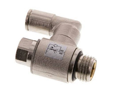Flow Control Valve Meter-Out Rotatable 6 mm - G1/4'' Brass Slotted Screw