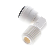 6mm x R1/4'' 90deg Elbow Push-in Fitting with Male Threads POM EPDM [5 Pieces]