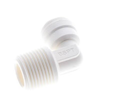 6mm x R3/8'' 90deg Elbow Push-in Fitting with Male Threads POM EPDM [5 Pieces]