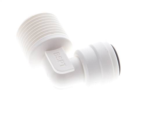 6mm x R3/8'' 90deg Elbow Push-in Fitting with Male Threads POM EPDM [5 Pieces]