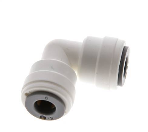 6mm 90deg Elbow Push-in Fitting POM EPDM [5 Pieces]