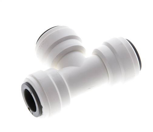 10mm Tee Push-in Fitting POM EPDM FDA [2 Pieces]