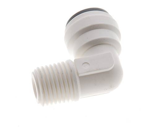 5/16'' x R1/4'' 90deg Elbow Push-in Fitting with Male Threads POM EPDM [5 Pieces]