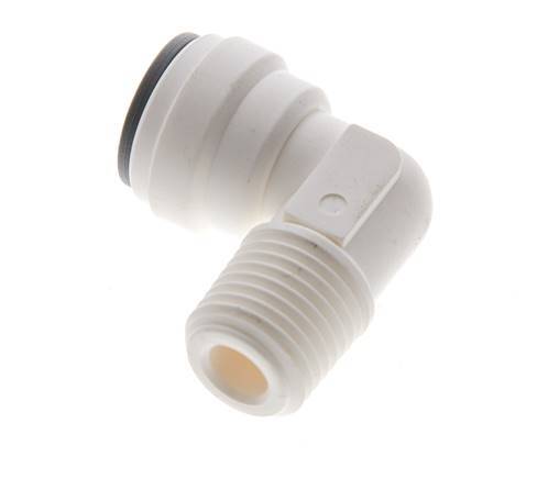 5/16'' x R1/4'' 90deg Elbow Push-in Fitting with Male Threads POM EPDM [5 Pieces]