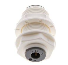 3/16'' Push-in Fitting POM EPDM Bulkhead [2 Pieces]