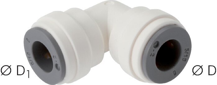 5/32'' 90deg Elbow Push-in Fitting POM EPDM [5 Pieces]