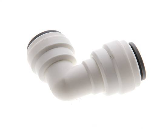 5/16'' x 3/8'' 90deg Elbow Push-in Fitting POM EPDM [2 Pieces]