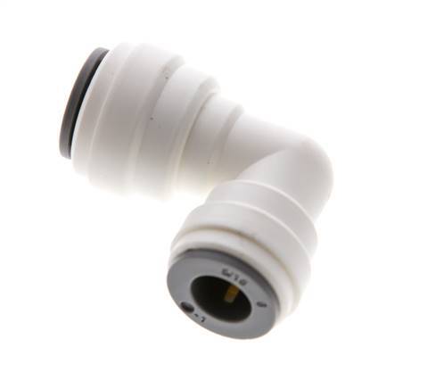 5/16'' x 3/8'' 90deg Elbow Push-in Fitting POM EPDM [2 Pieces]