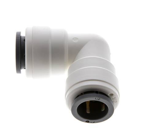 1/2'' 90deg Elbow Push-in Fitting POM EPDM [2 Pieces]