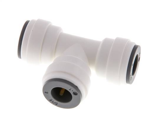 5/16'' Tee Push-in Fitting POM EPDM FDA [2 Pieces]