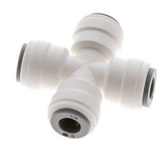 1/4'' Cross Push-in Fitting POM EPDM FDA [2 Pieces]