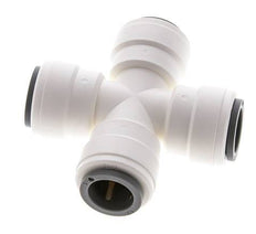 1/2'' Cross Push-in Fitting POM EPDM FDA [2 Pieces]