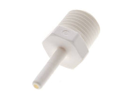 5/32'' x 1/4'' NPT Plug-in Fitting with Male Threads POM EPDM [10 Pieces]
