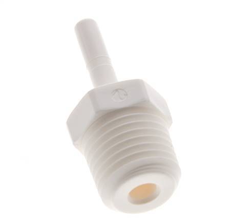 5/32'' x 1/4'' NPT Plug-in Fitting with Male Threads POM EPDM [10 Pieces]
