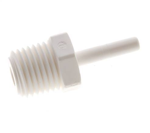 5/32'' x 1/4'' NPT Plug-in Fitting with Male Threads POM EPDM [10 Pieces]