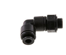 5mm x G1/8'' 90deg Elbow Push-in Fitting with Male Threads POM NBR Rotatable [2 Pieces]