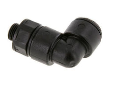 8mm x G1/8'' 90deg Elbow Push-in Fitting with Male Threads POM NBR Rotatable [2 Pieces]