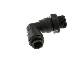 12mm x G1/2'' 90deg Elbow Push-in Fitting with Male Threads POM NBR Rotatable